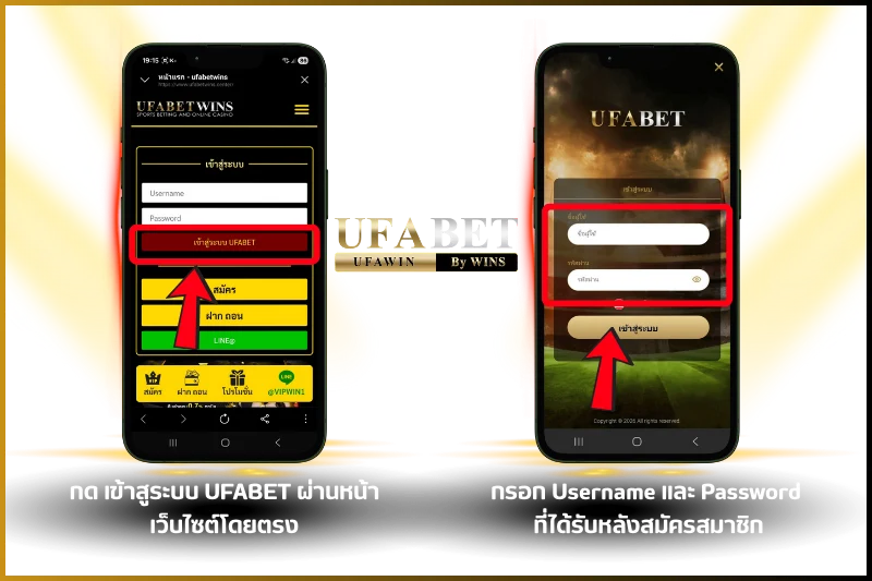 เข้าสู่ระบบ UFABET