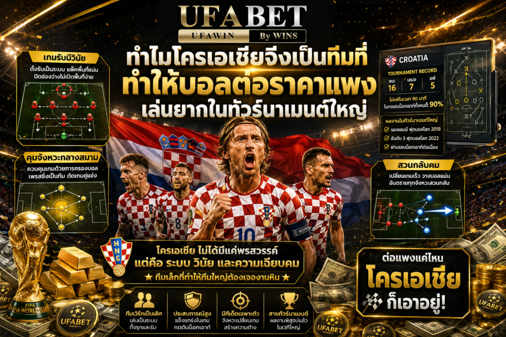 ทำไมโครเอเชียจึงเป็นทีมที่ทำให้บอลต่อราคาแพงเล่นยากในทัวร์นาเมนต์ใหญ่