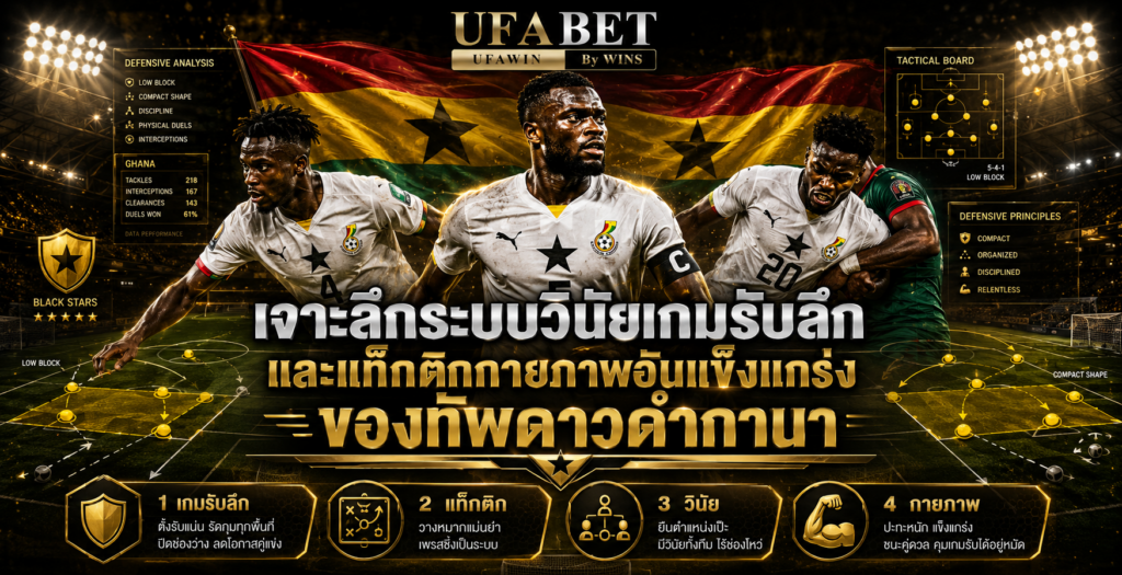 เจาะลึกระบบวินัยเกมรับลึกและแท็กติกกายภาพอันแข็งแกร่งของทัพดาวดำกานา