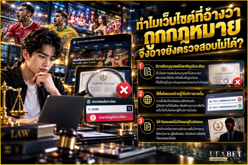 เว็บพนันบอล ถูกกฎหมาย